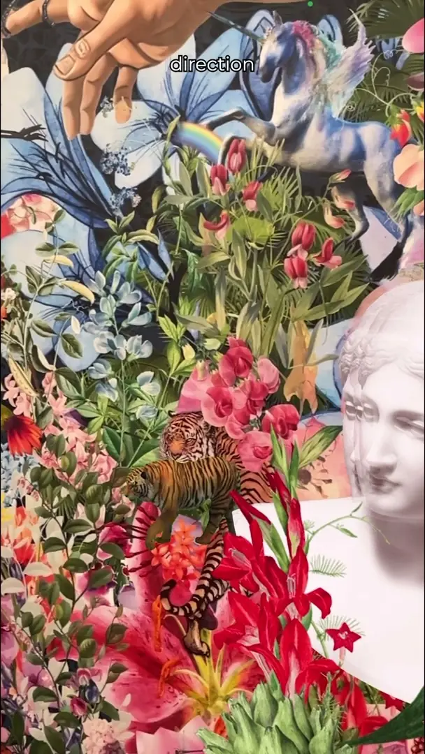 Botanical AR wallpaper by Christopher Jeauhn Bayne in the restaurant of the Flemings Selection Hotel, Vienna