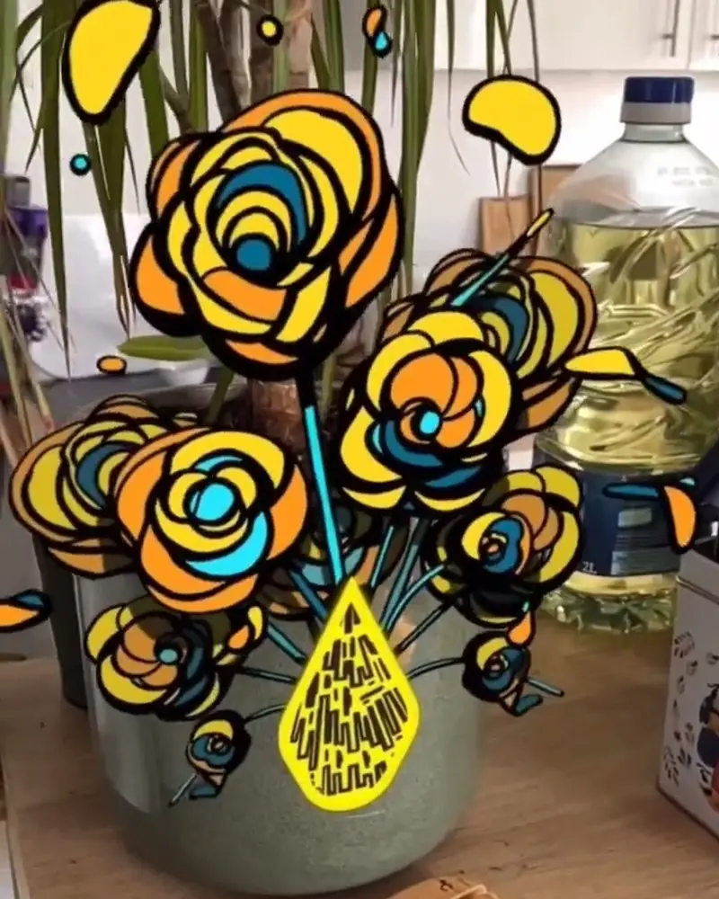 AR stickers that finish themselves, Thomas Pablo Pons, illustrator