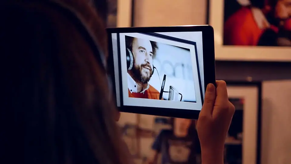 Portraits that open back into the footage they were cut from, by Miluță Flueraș